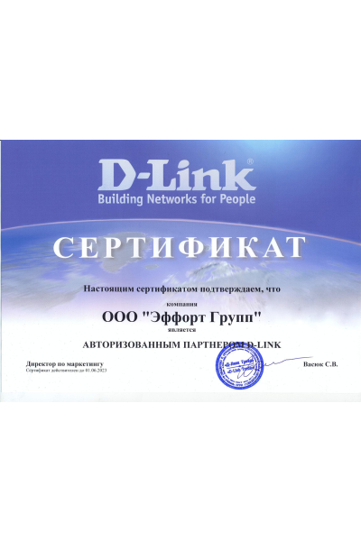 Авторизованный партнер D-Link